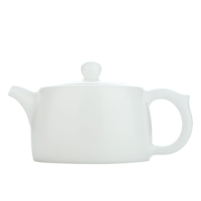 Ice Seed Jade Porcelain Well Railing Teapot Dehua Sheep Fat Jade White Porcelain Teapot Master Wang Cunxu Pure Handmade