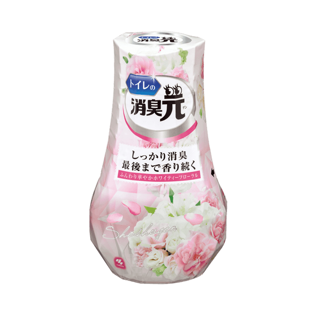 商品详情 - KOBAYASHI 小林制药||消臭元持久香氛空气清新剂||卫生间用 白色花香 400ml - image  0