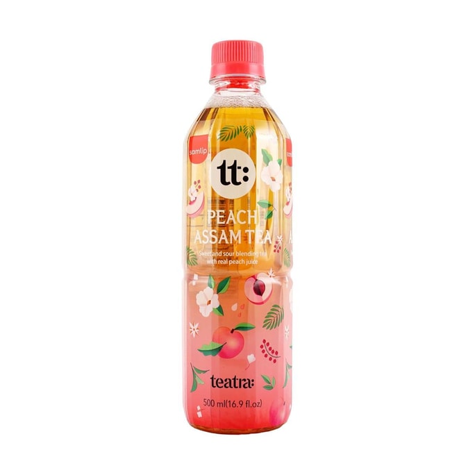 TEATRA Peach Assam Tea, 16.9fl oz