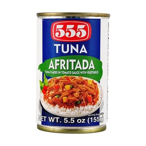 Tuna Afritada - 野菜入りトマトソースのツナフレーク、5.5 オンス