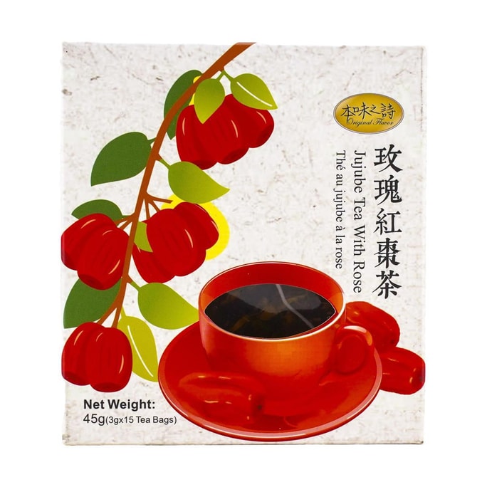 Jujube Tea with Rose,1.58 oz