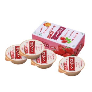 [일본 직배송] 오모치 고베 딸기 푸딩 (4개입)