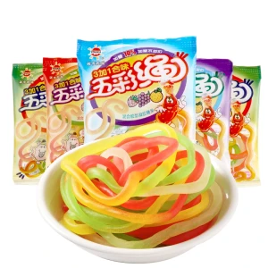 優卡 五彩繩果汁軟糖糖果12g✖️5包零食休閒食品