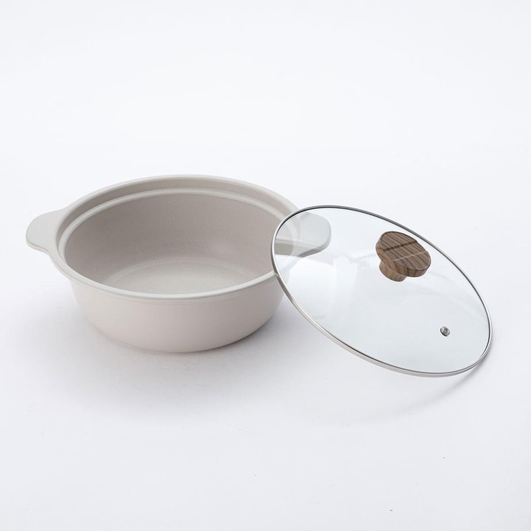 유리 뚜껑이 달린 IH 알루미늄 냄비, 24cm 3