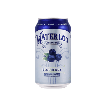 美国WATERLOO 爆款气泡水 蓝莓口味【美国有机超市最爱】340g