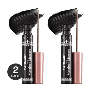 Metalook Mascara, 0.14oz. #01 Black *2【2 Packs】