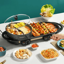 2-in-1 핫팟 및 바비큐 그릴 SK-J6868