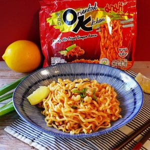 Oriental Kitchen Instant Stir-fried Noodles, Shrimp Stir Fried Tomyum Sauce , 3 oz *4【7-Eleven Popular Products】