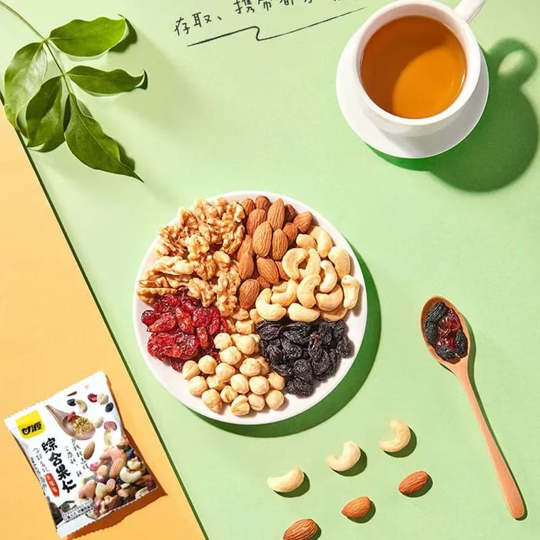 간위안 데일리 너츠 [혼합 견과류] 임산부와 어린이를 위한 건강 간식, 개별 포장 150g (소형 패킷 약 8-10개) 3
