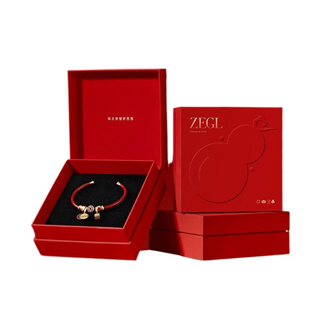 Little Pony Zodiac Horse Horseshoe Red Agate Bangle, Unique Lucky Gifting Jewelry *1 pc