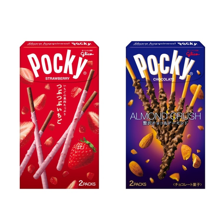 日本 格力高日本 百奇POCKY 期限限定 草莓顆粒巧克力脆棒 58g