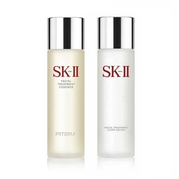 【日本直邮】日本本土专柜版SK-II sk-2 神仙水 230ml +清莹露230ml 套装  嫩肤清莹露 面部爽肤水柔肤水补水修护神仙水搭档  COSME大赏受赏【新旧款更替期间新旧款随机发货】