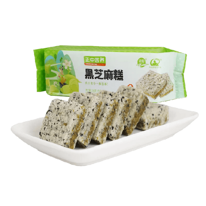 No Sugar Added Bitter Buckwheat Black Sesame Rice Cake 268g Sichuan Daliangshan Specialty