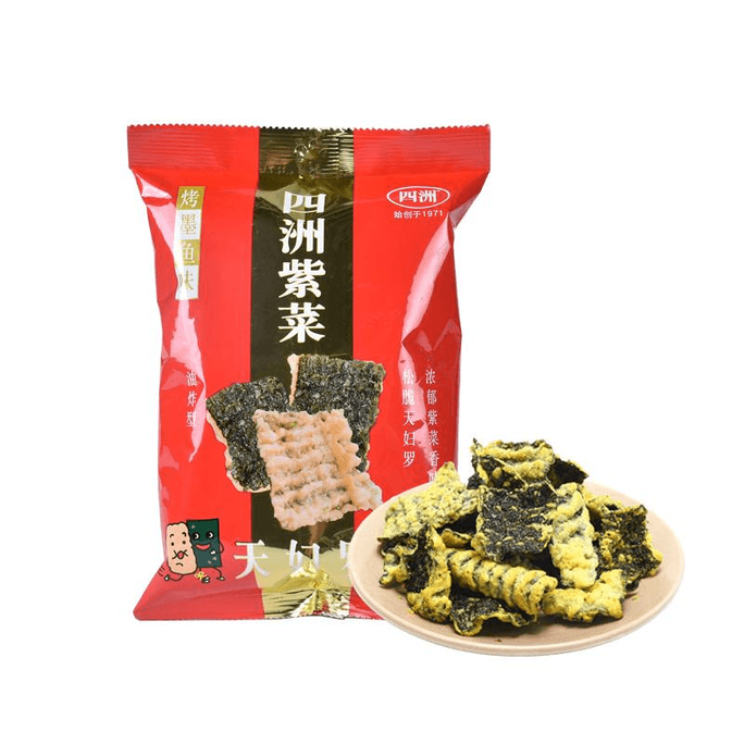 Sizhou Tempura Seaweed Grilled Cuttlefish Flavor 40g*1 Piece