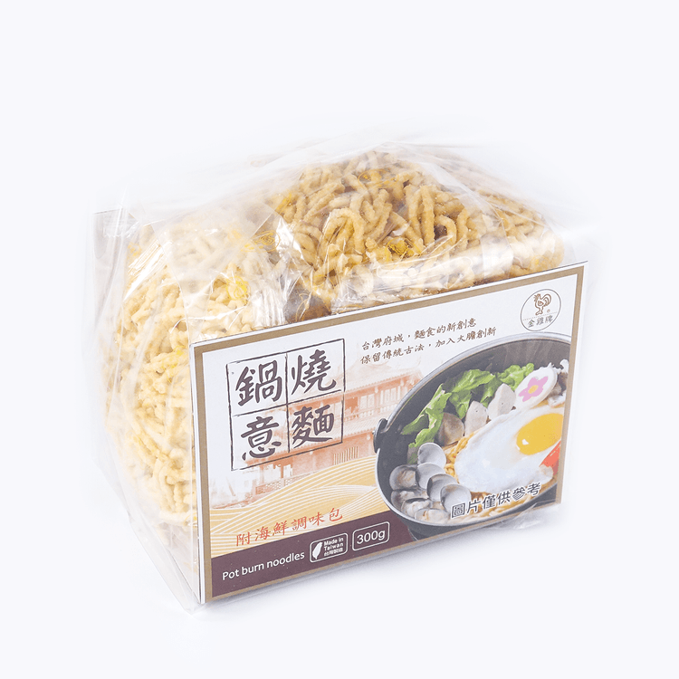 台湾金鸡牌锅烧意面海鲜味60g*5包300g【台南优选】 - 亚米