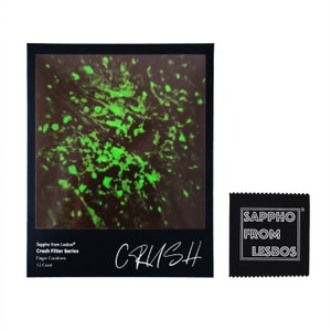 Crush Green Finger Condom Ultra Thin Lubricated Latex Fingersex Cots For STI Protection 12 Count