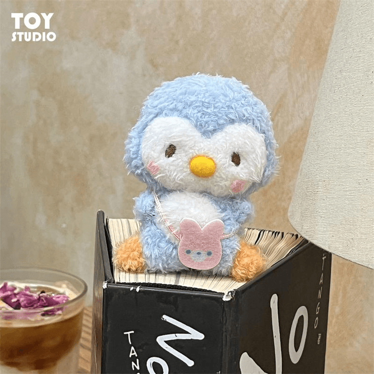 【中国直邮】 TOY STUDIO 治愈企鹅挂件 卡通迷你毛绒公仔挂饰钥匙扣9cm*1个 3
