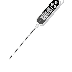 First-rate 食品温度计 超快1秒数字即时读肉温度计 烧烤和烹饪必备  可测水温 油温 奶温 探针式 (自带电池)