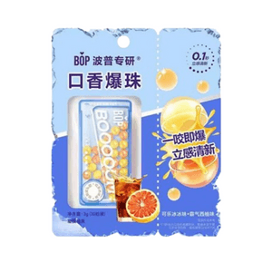 Fresh Breath Bursting Bead Candy - Kissing Essential Cola & Grapefruit Flavor (1 piece)