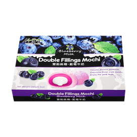 Blueberry milk flavored fruit mochi, 6.35 oz