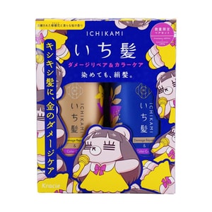 いち髪 ダメージリペア＆カラーケア シャンプー＆コンディショナー ペアセット 480ml + 480ml