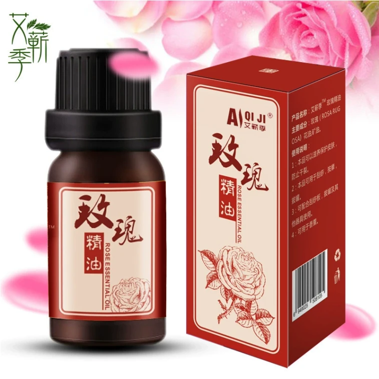 Rose and ginger essential oil blend, skincare, moisturizing, hydrating, massage, 10ml*2 bottles, for moisturizing and hydrating. 3