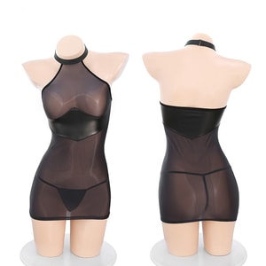 【中國直郵】 霏慕 情趣內衣 熱辣性感緊身裙 黑色均碼