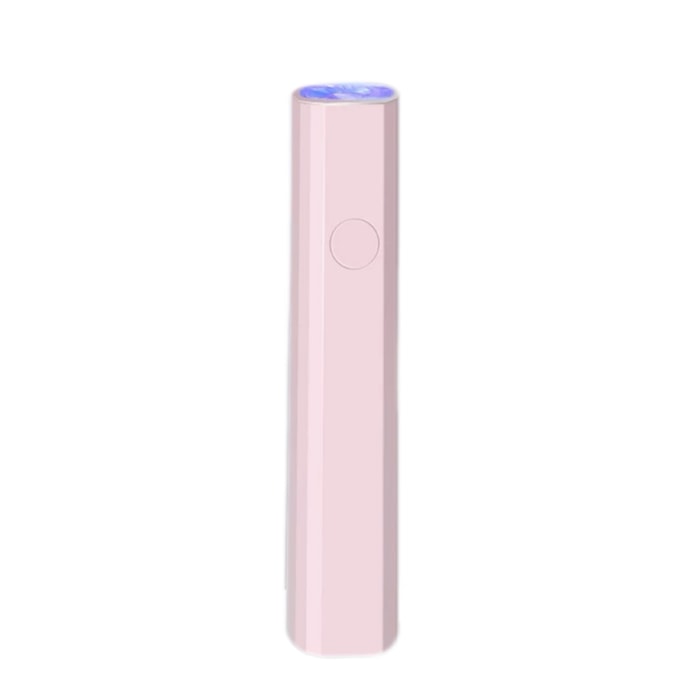 8 Sec Small UV Led For Gel Nails Professional And Convenience Pink Color USB Charging 300mAh With Type C