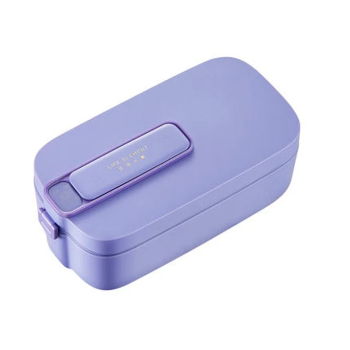Wireless heating lunch box rechargeable keep cold insulation electric lunch box F72 purple