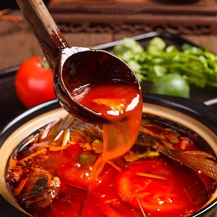 【中國直郵】 玉夢 紅酸湯複合調味料 450克 3