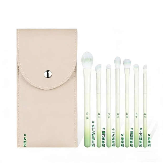 1 Set High-Value Makeup Brushes Premium Soft Synthetic Hair, Dot Brush & Eyeshadow Brushes, Authentic, China, Co-ed