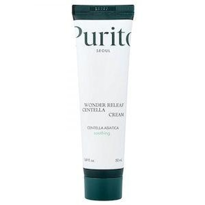 韩国Purito Wonder Releaf积雪草舒缓面霜 50ml【舒缓修护】【强韧屏障】