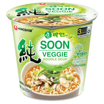 Soon Veggie Noodle Cup, Vegan, 6 Pack