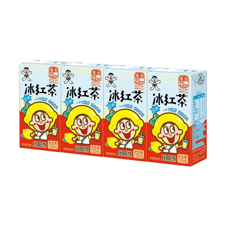 Iced Black Tea Beverage 4.23 fl oz * 4packs【Low Calories Low Sugar】 3