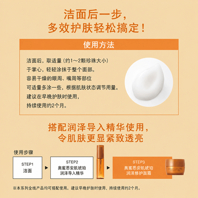 AMBER Vital Treatment All-in-One Cream 50g - Yami.com
