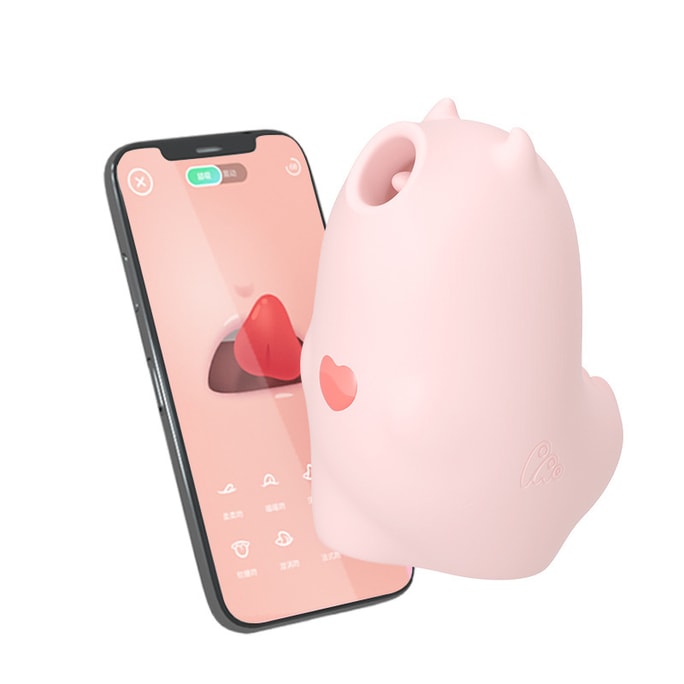 [중국에서 온 다이렉트 메일] Miyue Little Monster Magic Kiss for Women APP 원격 진동기 섹스 토이 핑크 모델