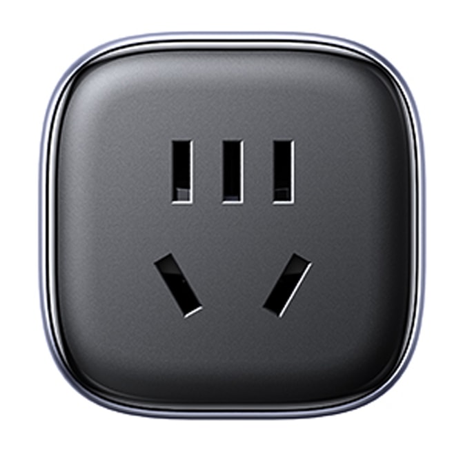 Travel Adapter For USA Converter Wall Charger  For CN Appliances Travel Plug Adapter (Black 1pc)