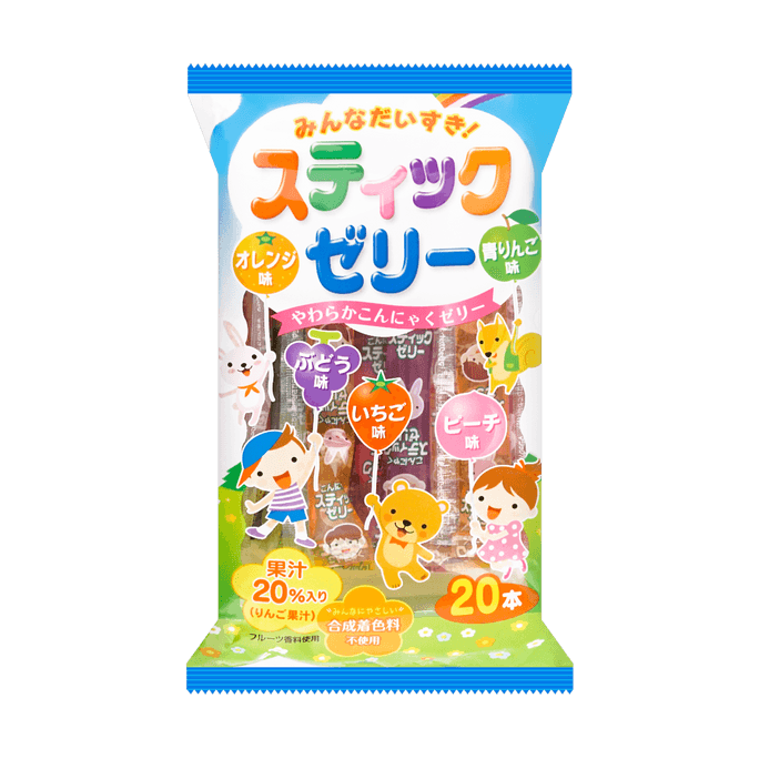 Everyone loves it! Multi-flavor Stick Jelly For Kids Toddlers 20 pieces