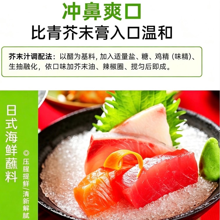 Wasabi Oil Dressing For Cold Dishes Cold Noodles Japanese Sushi Seafood Seasoning Oil 125ml/bottle 4