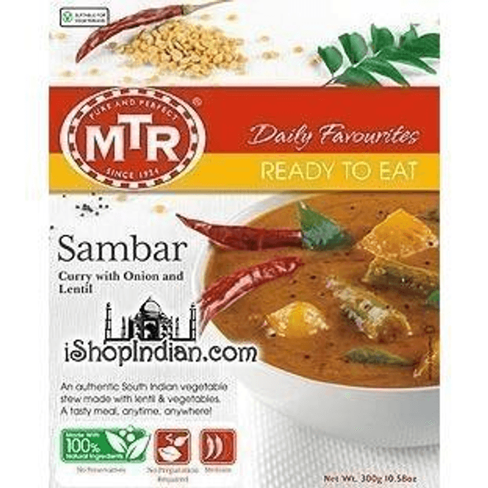 Sambar (Ready-to-Eat), 10.5 oz box