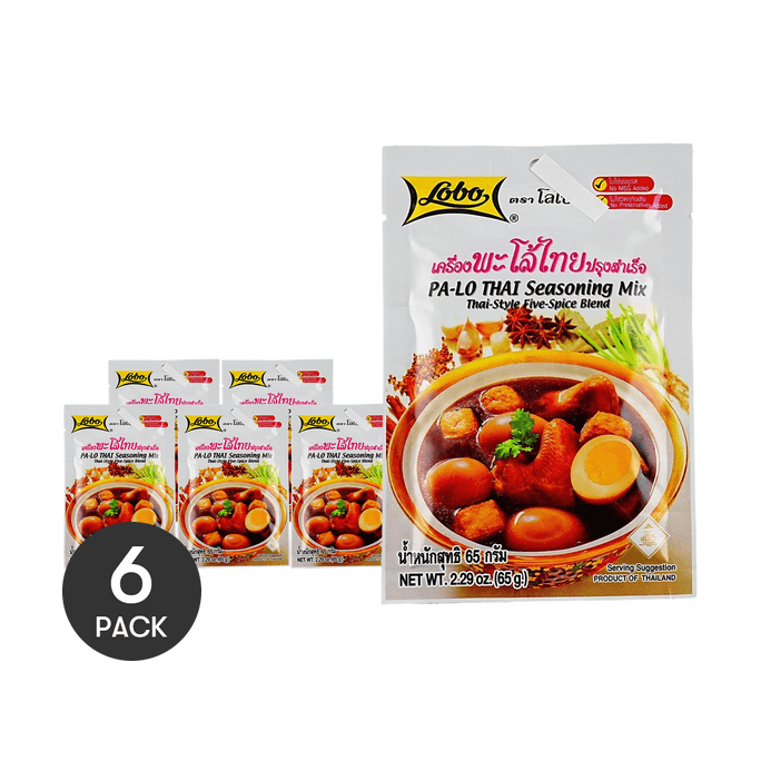 Pa-Lo タイシーズニングミックス - タイ風5スパイスブレンド、1.76オンス *6【6パック】
