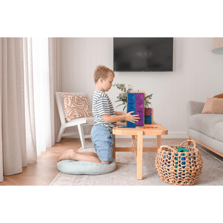 美国 MOM LOVES ME 彩虹磁力片 18片装长方形套装 3