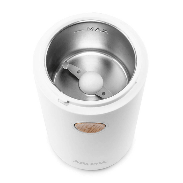 Mini Electric Compact Coffee Grinder White 4