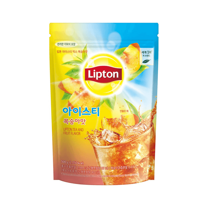韩国Lipton立顿冰茶包 桃子茶 500g