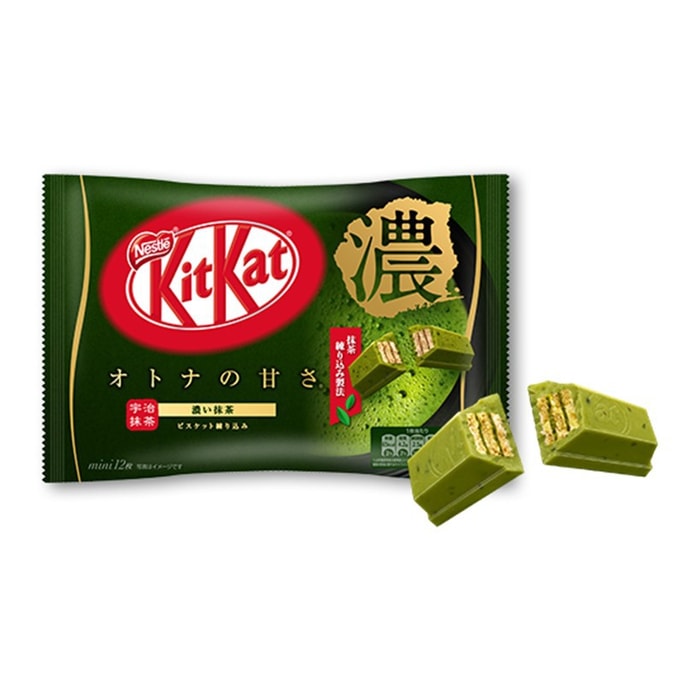 【日本直邮】日本NESTLE雀巢 KITKAT 夹心威化巧克力 抹茶味 135g