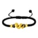 [GIFT] 2025 Year Of The Snake Accessories Zodiac Snake Transfer Bead Hand Rope Small Spirit Snake Hand Rope Black 1 piece