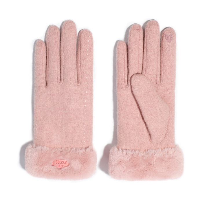 Women's Cashmere Gloves Pink