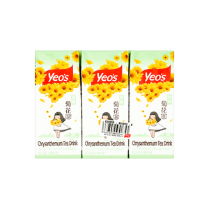 新加坡YEOS杨协成 無糖菊花茶饮料 250ml* 6盒装