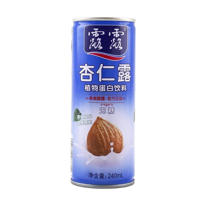 露露 杏仁露 植物蛋白饮料 无糖 240ml【童年经典】
