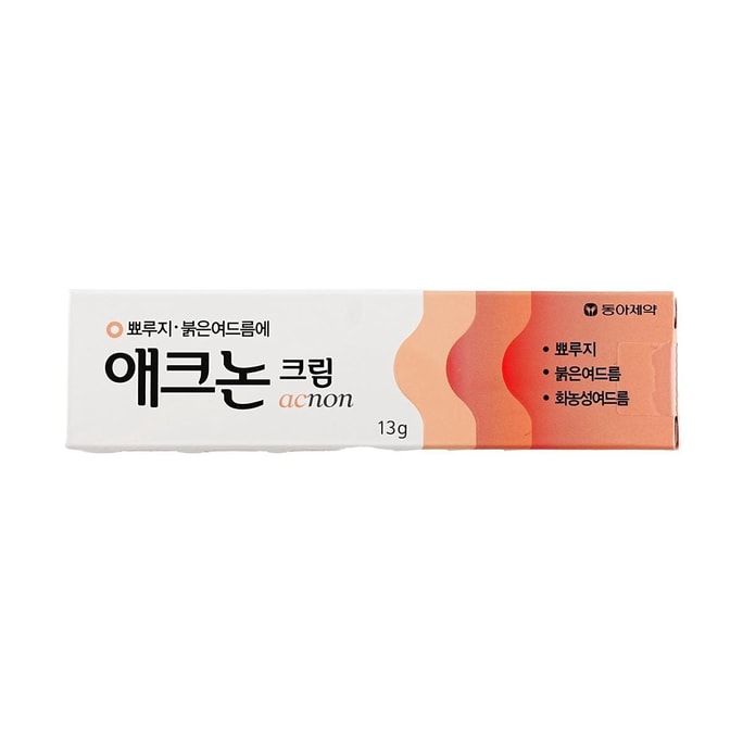 【韓國直郵】 韓國 DONGA PHARM 東亞製藥 Acnon祛痘乳膏 13g 祛痘淨痘 抗痘菌直擊痤瘡 修復痘印 嫩滑肌膚 敏感肌可用